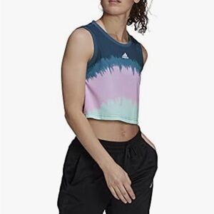 Adidas Multicolor Tie-Dye Crop Top